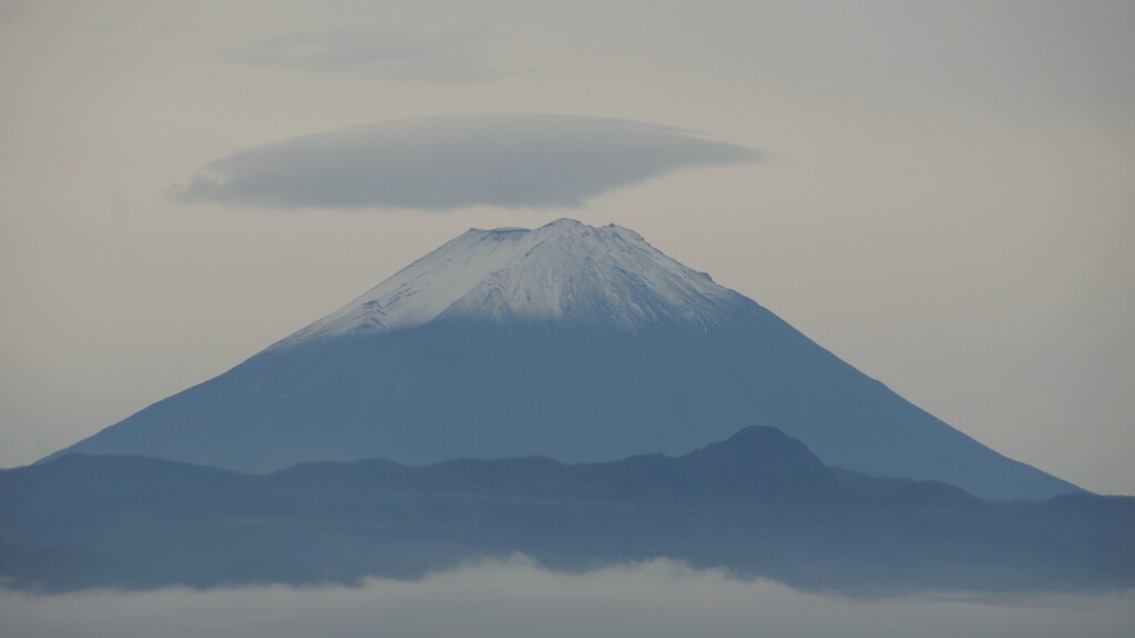 富士山 大沢バス停 山梨市 DSC06072