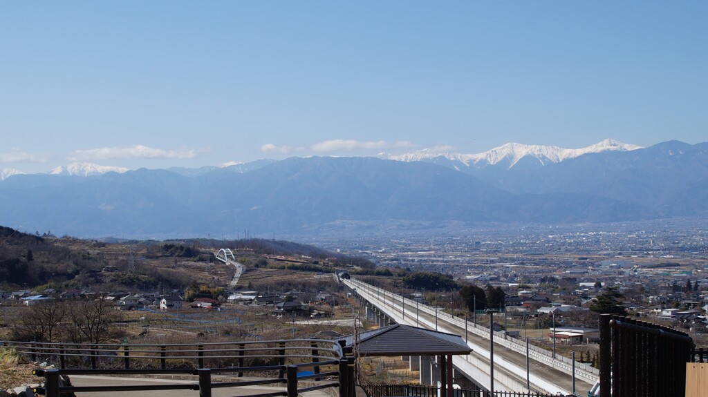 リニア実験線 花鳥山展望台 笛吹市八代町竹居 山梨県 DSC01141