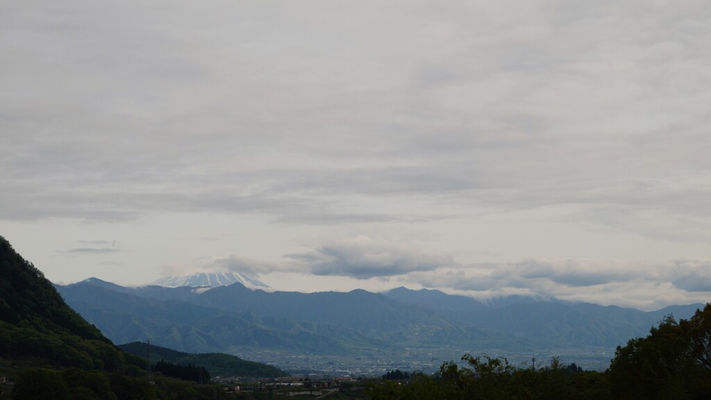 富士山 大沢バス停 山梨市 山梨県 DSC05634