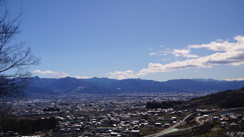 富士山 荒神山 山梨市 山梨県 DSC04476