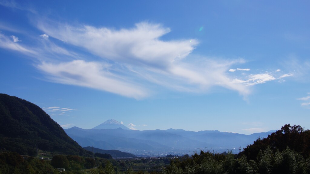 富士山 大沢バス停 山梨市 山梨県 DSC03966