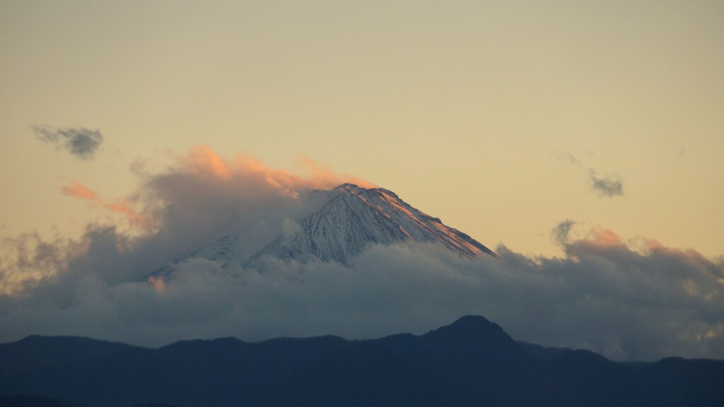 富士山 大沢バス停 山梨市 DSC06486