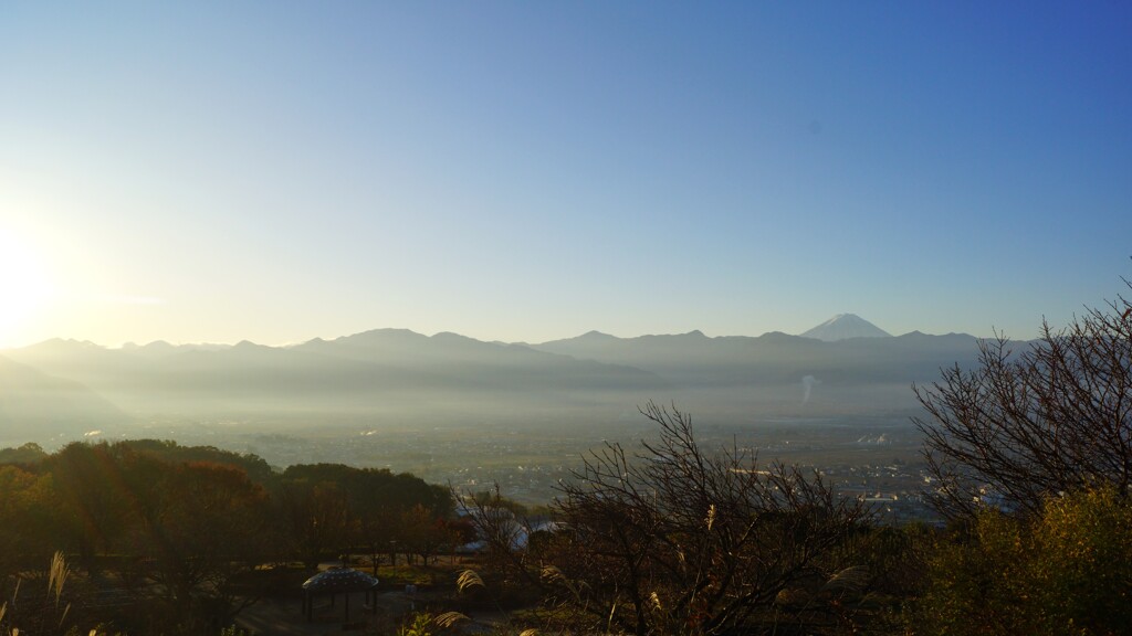 富士山 笛吹川フルーツ公園 山梨市 山梨県 DSC02801