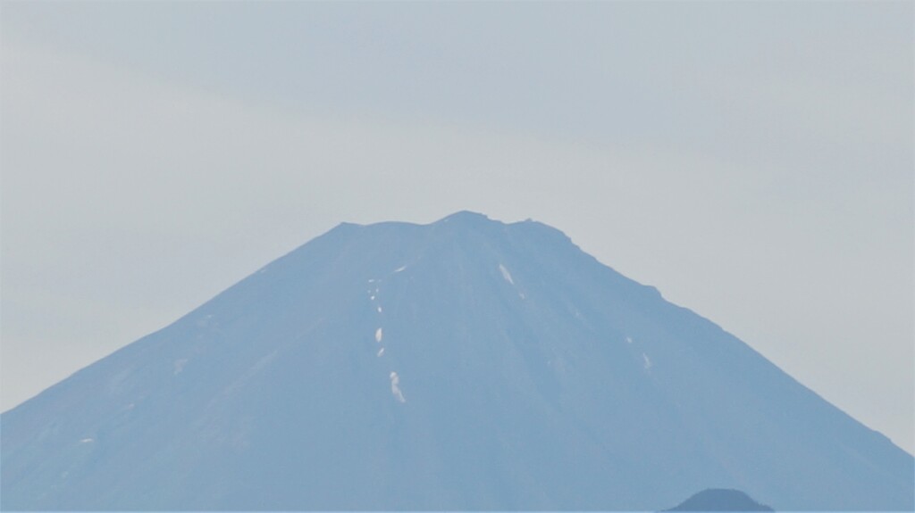 日本の風景 富士山 大沢バス停 山梨市 山梨県 DSC03642