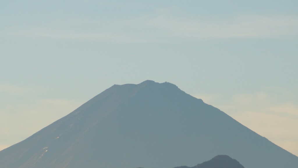 富士山 大沢バス停 山梨市 DSC06047