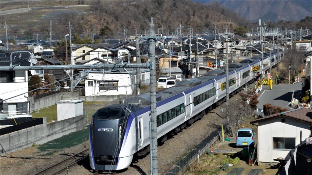 列車 電車 中央本線 正徳寺 山梨市 山梨県DSC_0016