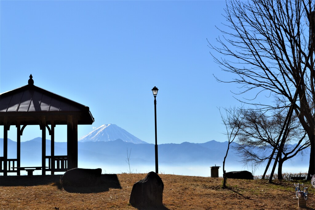 富士山 道の駅花かげの郷まきおか  山梨市  山梨県 DSC_0248