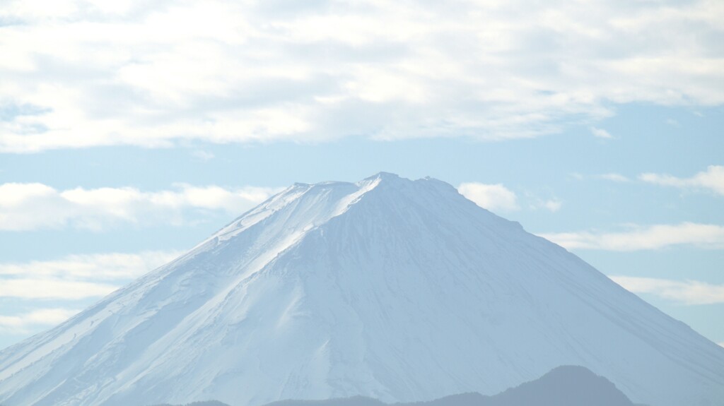 日本の風景 富士山 大沢バス停 山梨市 山梨県 DSC04174