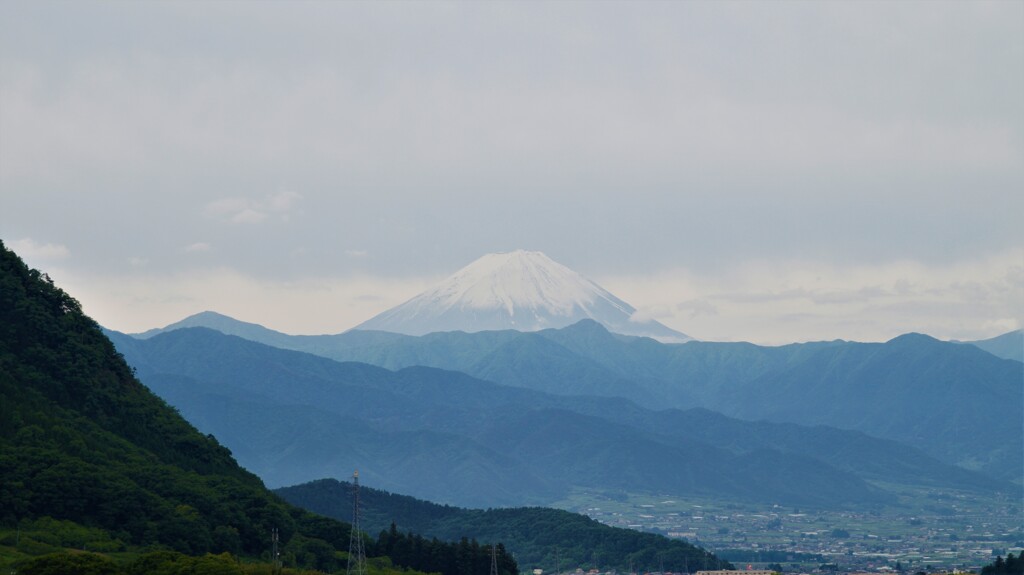 富士山 大沢バス停 山梨市 山梨県 DSC03516