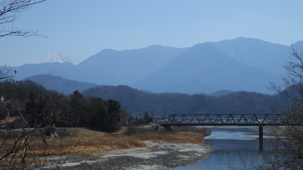 国道52号 富士川 山梨県