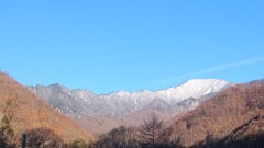 鶏冠山 破風山 道の駅三富 山梨県 山梨市 DSCF0827