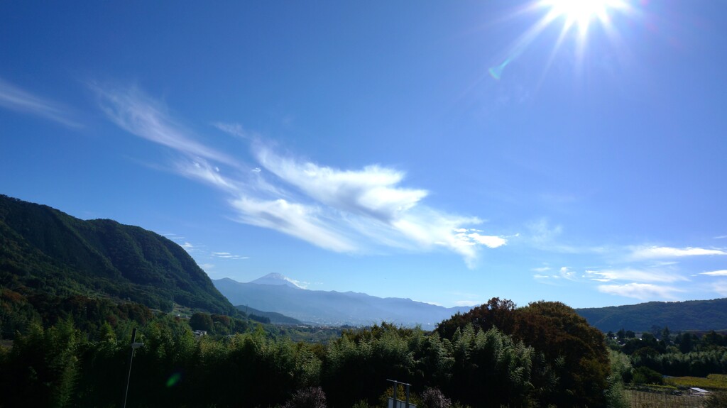 富士山 大沢バス停 山梨市 山梨県 DSC00829