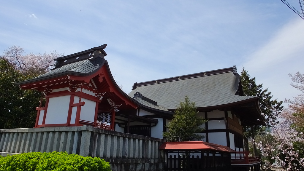唐土神社 山梨市正徳寺 山梨県