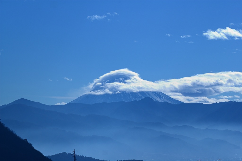 富士山 大沢バス停 山梨市 山梨県 DSC_4567