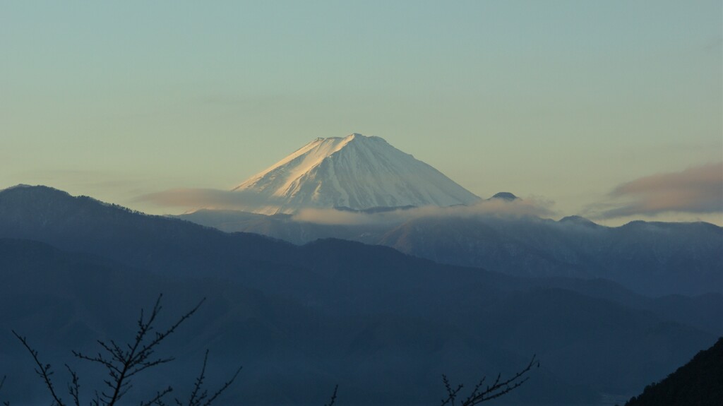 富士山 富士山 甲州市塩山藤木 山梨県 DSC00502