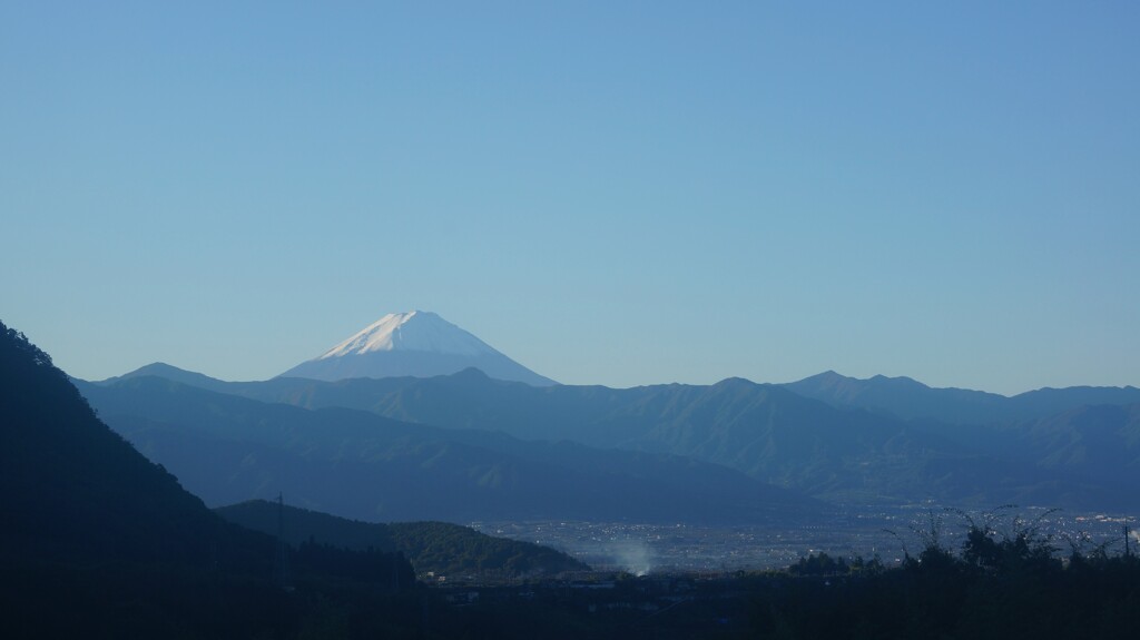 富士山 大沢バス停 山梨市 山梨県 DSC00763