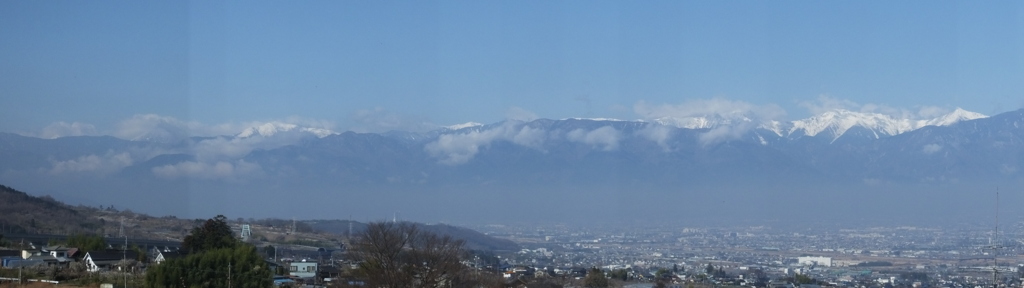 南アルプス 笛吹桃源郷（笛吹市一宮町） 山梨県