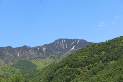 広瀬湖　雁坂トンネル　山梨県　山梨市