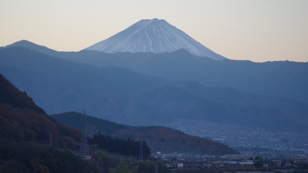 富士山 大沢バス停 山梨市 山梨県 DSC04573