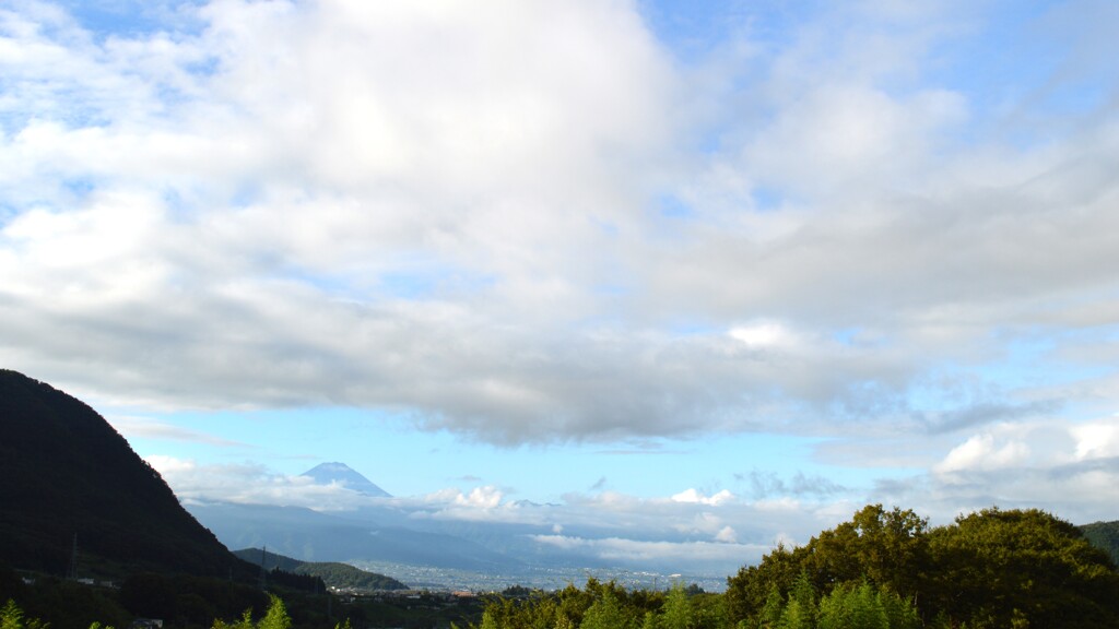 富士山 大沢バス停 山梨市 山梨県 DSC_0048