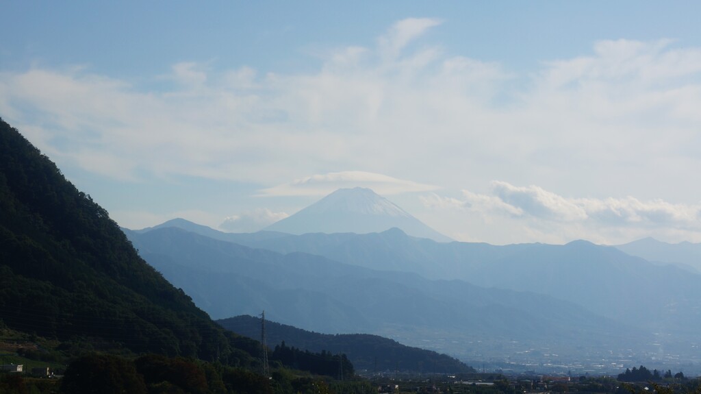 富士山 大沢バス停 山梨市 山梨県 DSC00817