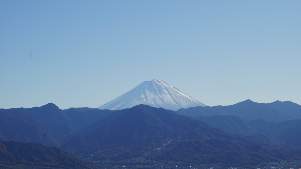 富士山 フルーツライン 展望ポイント 山梨市 山梨県 DSC06203
