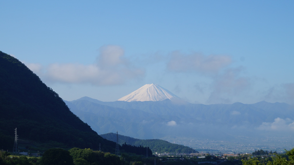 富士山 大沢バス停 山梨市 山梨県 DSC03316