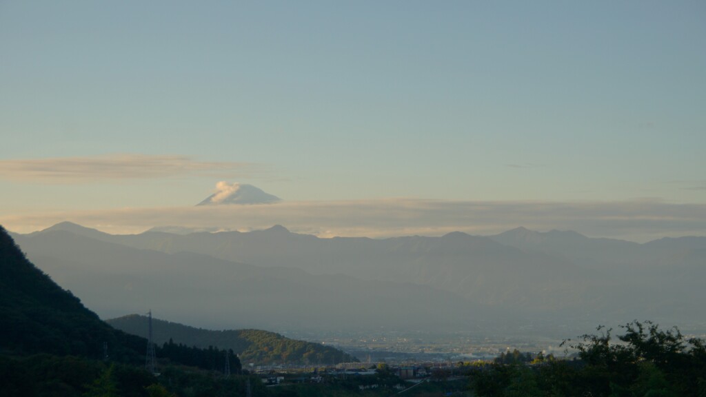 富士山 大沢バス停 山梨市 山梨県 DSC06038
