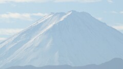 日本の風景 富士山 大沢バス停 山梨市 山梨県 DSC04177