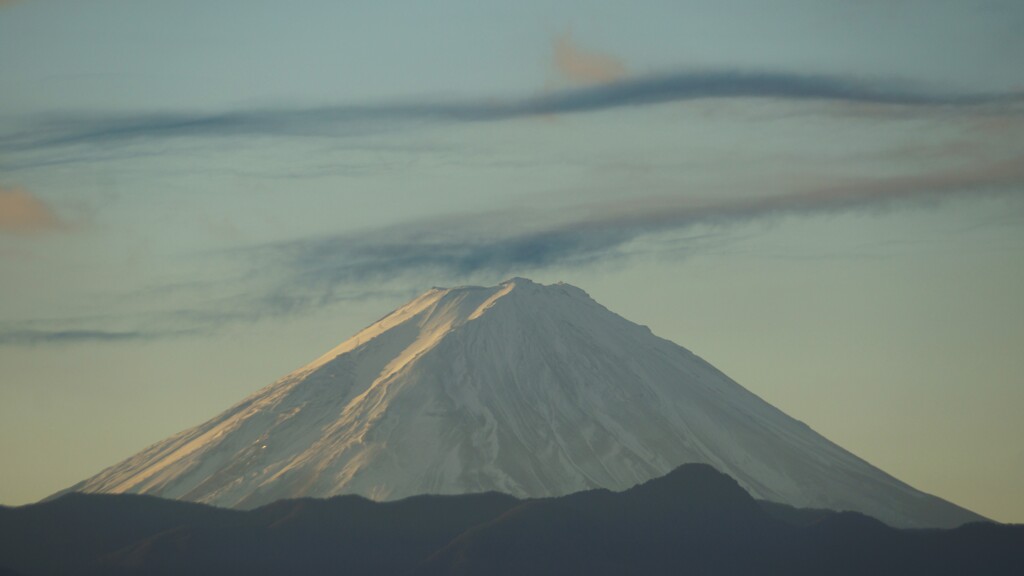 富士山 大沢バス停 山梨市 DSC06123