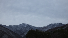 広瀬ダム 雪 秩父多摩甲斐国立公園 山梨市 山梨県