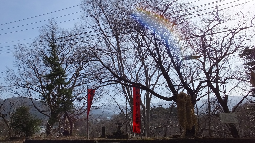 隼の大わらじ 山梨市牧丘町隼 山梨県
