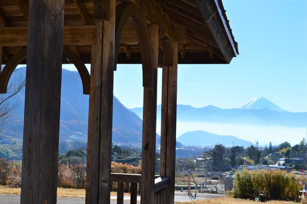 富士山 道の駅花かげの郷まきおか  山梨市  山梨県 DSC_0224