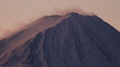 朝焼け 富士山 笛吹川フルーツ公園 山梨市 山梨県 DSC05581