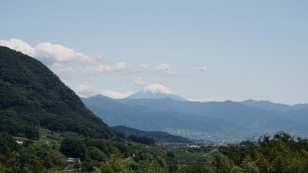 富士山 大沢バス停 山梨市 山梨県 DSC05845
