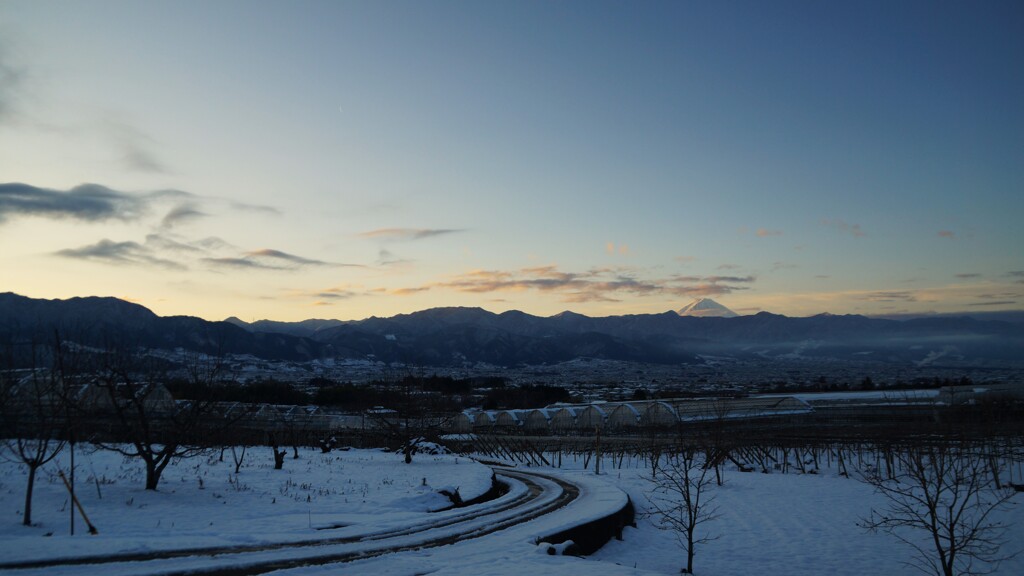 富士山 東 山梨市 山梨県 DSC04171