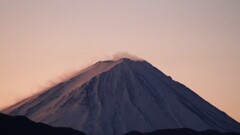 朝焼け 富士山 笛吹川フルーツ公園 山梨市 山梨県 DSC05577