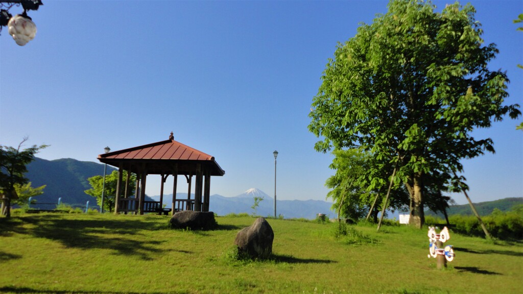 富士山 道の駅花かげの郷まきおか 山梨市 山梨県 DSC06162