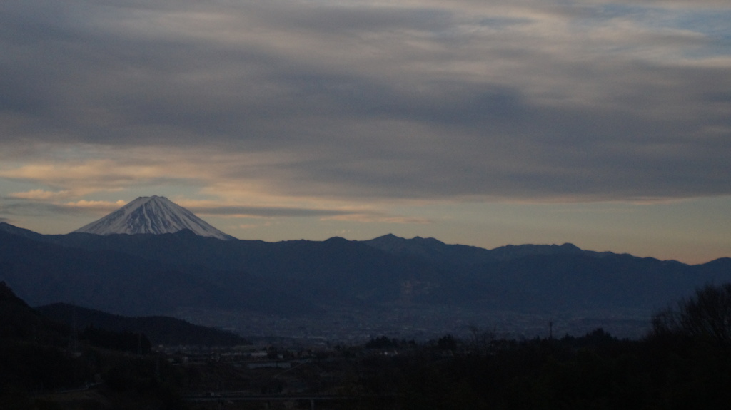 富士山 大沢バス停 山梨市 山梨県 DSC00842