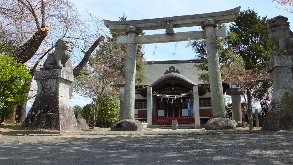 唐土神社 山梨市正徳寺 山梨県