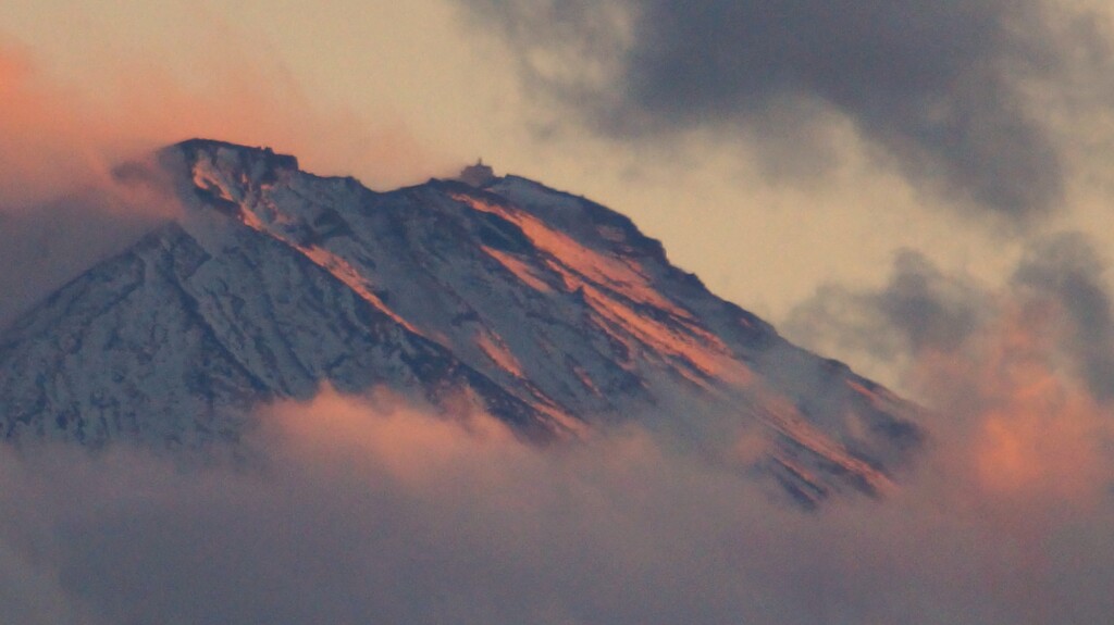 富士山 大沢バス停 山梨市 DSC08002