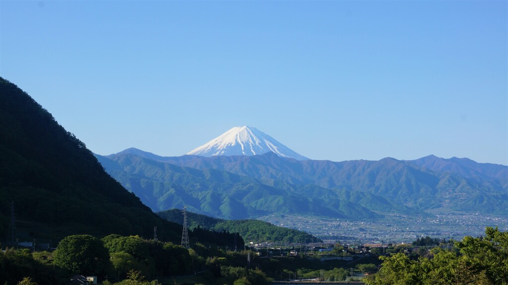 富士山 大沢バス停 山梨市 山梨県 DSC00516