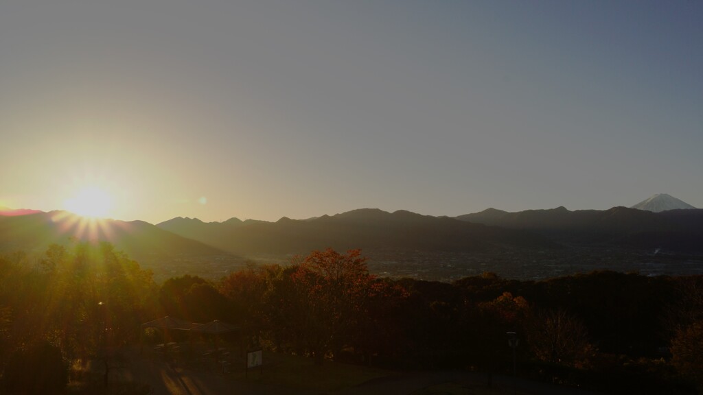 富士山 笛吹川フルーツ公園 山梨市 山梨県 DSC02770