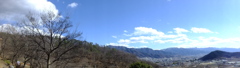 塩山ふれあいの森総合公園　甲州市　山梨県　富士山