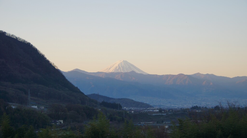 富士山 大沢バス停 山梨市 山梨県 DSC05498