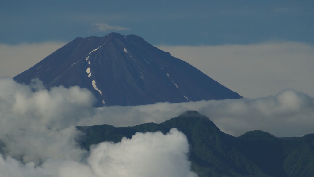 富士山 大沢バス停 山梨市 山梨県 DSC05865