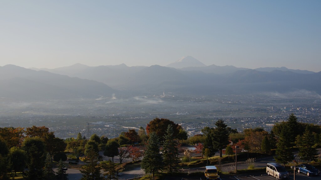 富士山 フルーツ公園 新日本三大夜景 山梨市 山梨県 DSC03935