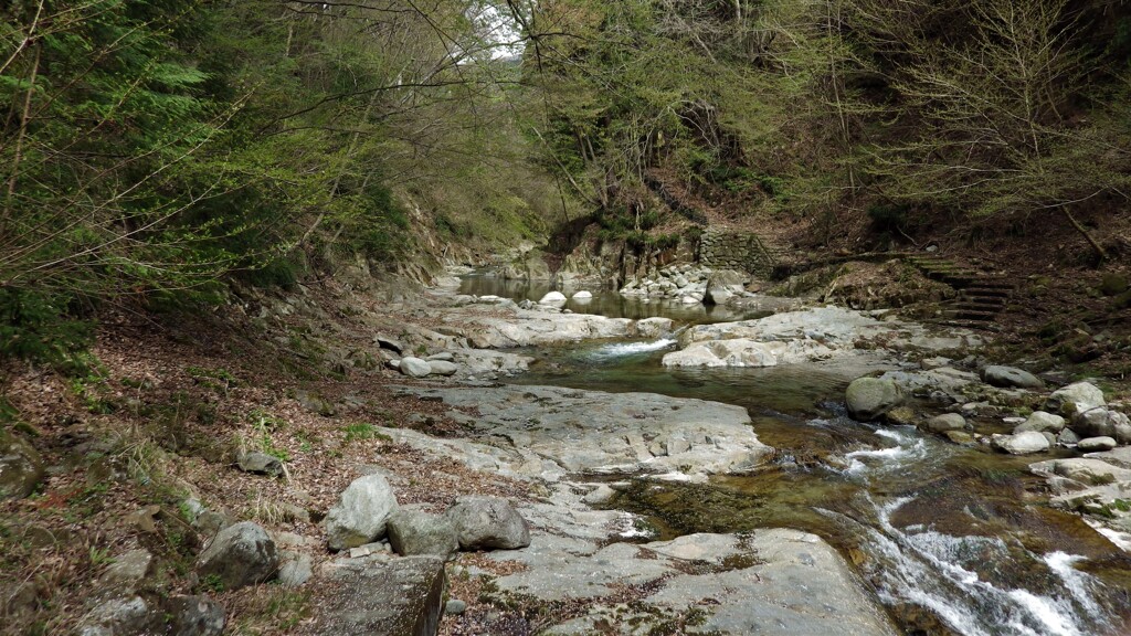 秩父多摩甲斐国立公園 渓谷 山梨市 山梨県 IMGP0042