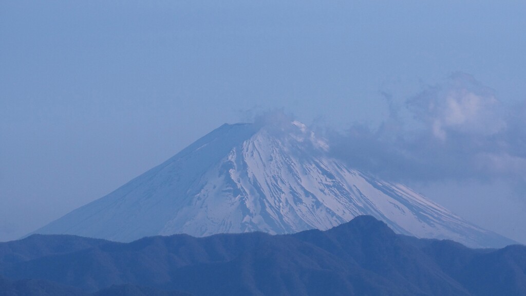 富士山 大沢バス停 山梨市 山梨県 DSC08360