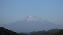 新清水インターチェンジ 静岡県国道52号 富士山